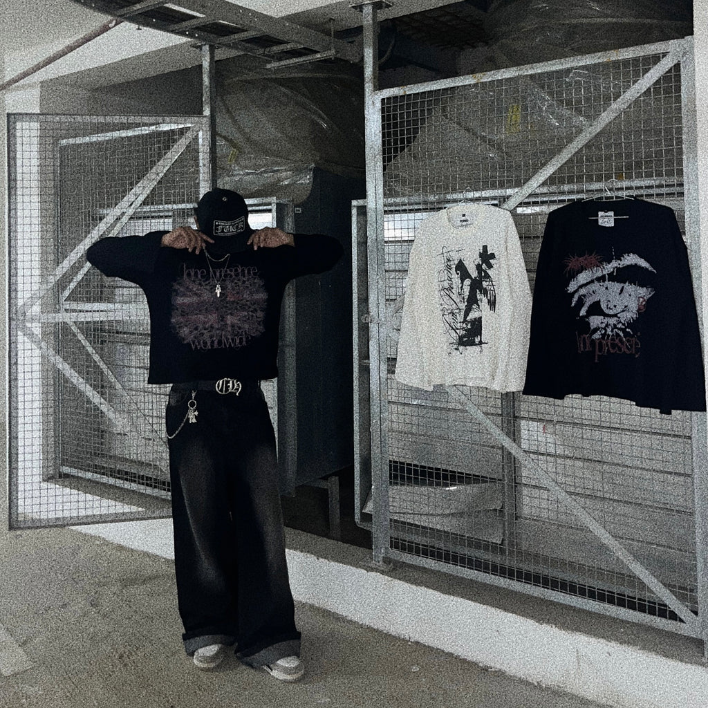 ‘united static’ waffle tee